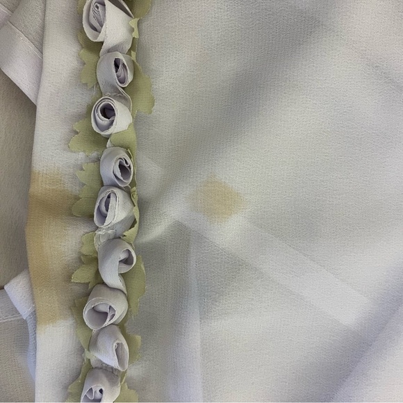 Set (2) Sheer Window Scarfs Swag Lavender Flower Edge Cottagecore Fairy 40 X 210 - Picture 16 of 16